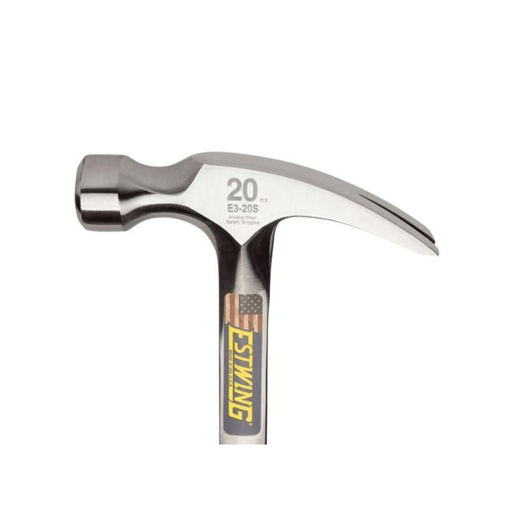 Estwing E3-12S Rip Hammer With Blue Vinyl Shock Reduction Grip 12 Oz