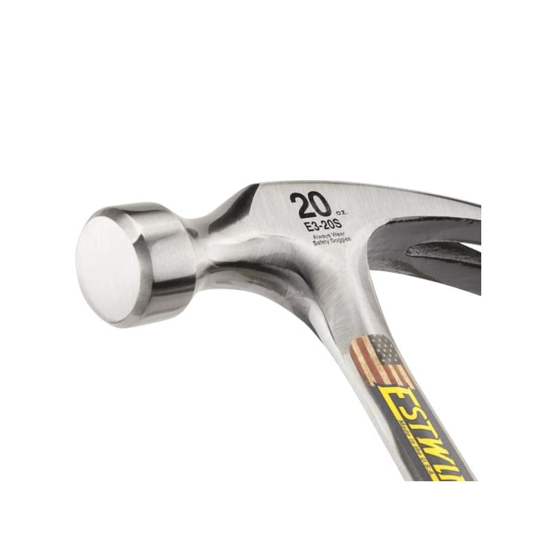 Estwing E3-12S Rip Hammer With Blue Vinyl Shock Reduction Grip 12 Oz