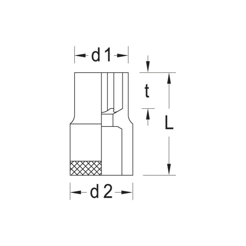 Gedore 6194500 Socket 1/2" TORX® E18